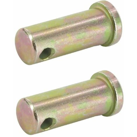 Cyclingcolors – Axe d'attelage 2x diamètre 12,7mm – Longueur 36mm – Pour remorque, tracteur, camion – Connexion robuste pour machines agricoles