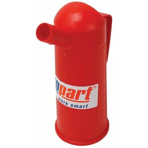 Broc verseur gradué 1 litre avec bec et poignée doseur résistant huile acide mélange atelier burette