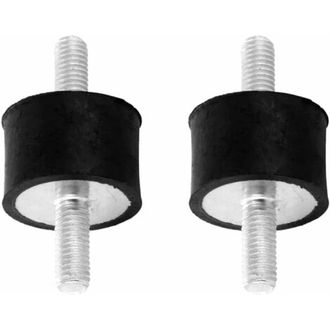 2x silent bloc mâle mâle M8x20mm M8x20mm 30x40mm anti vibration caoutchouc bâteau voiture amortisseur silencieux