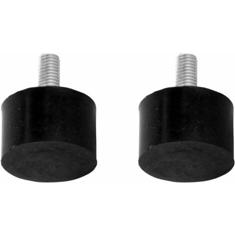 Silent Bloc Mâle M8x20mm - Lot De 2, Caoutchouc Anti-Vibration Pour Voiture, Bateau, Moto