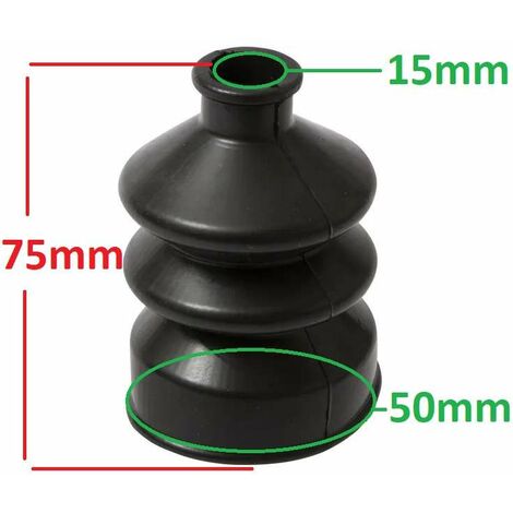 Soufflet De Protection Universel En Caoutchouc – Cache Axe Levier Vitesse/Frein Manette Tracteur, Remorque, Tondeuse, Véhicule