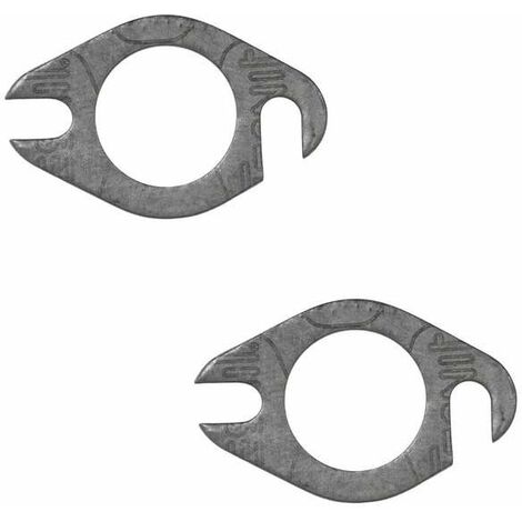 2x Joint d'échappement à bride compatible avec MBK Booster Nitro Aprilia Peugeot 103 scooter moto mobylette