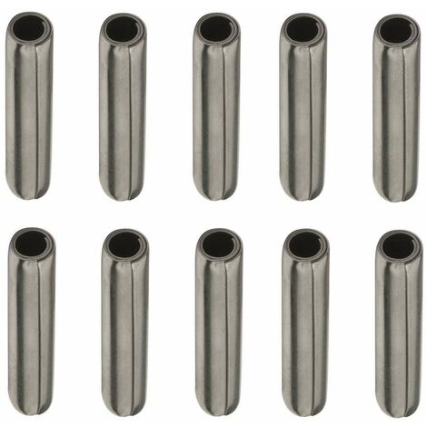 Cyclingcolors – Lot de 10 goupilles élastiques spiralées en acier 4x40 – Normes DIN 7343 ISO 8750 – Design chanfreiné circulaire - ISO8750