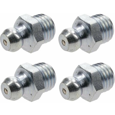 4x graisseur M8 angle 180° embout graissage pompe à graisse manuelle hydraulique tracteur engin agricole tractopelle