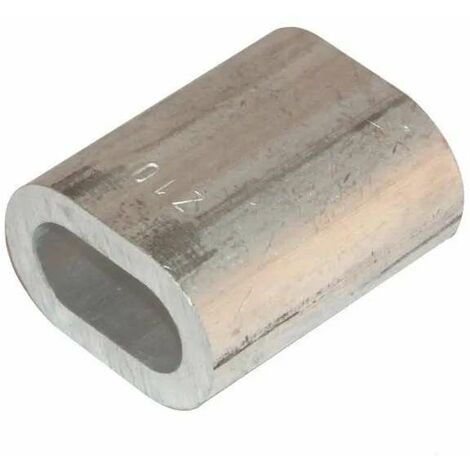 manchon à sertir 13mm aluminium pour câble acier armature raccord connecteur réparation serre