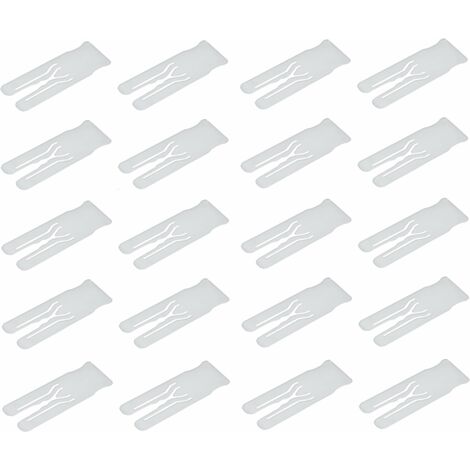 20x plaquette d'écartement cale entretoise 70x24,5mm blanc mise à niveau compensation utilisation polyvalente, épaisseur 1mm (1/2)