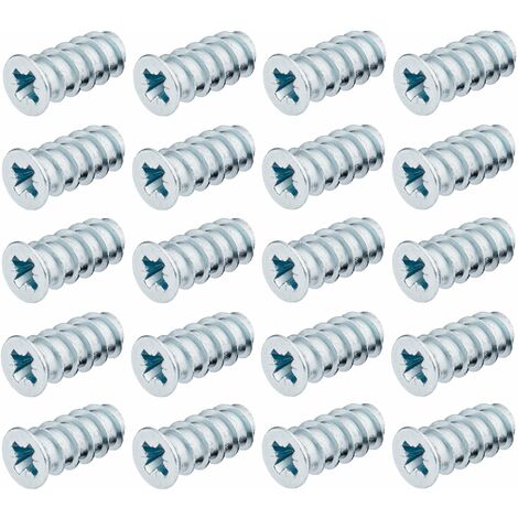 20x vis euro varianta tête fraisé cruciforme PZ2 perçage Ø 5 mm x longueur 8mm meuble bois fixation