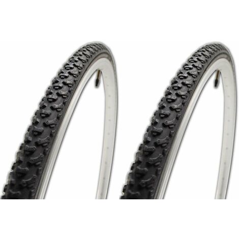 2x Pneu vélo gravel cyclocross 700x28C 28 x 1 5/8 x 1 1/8 S-155 ETRTO 28-622 école de cyclisme cross 700 x 28c