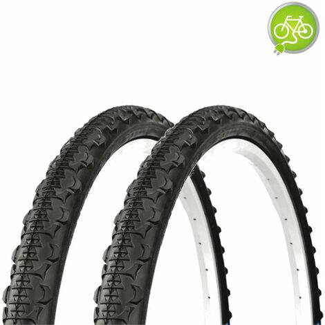 2x Pneu vélo électrique anti crevaison 26 x 1.90 (ETRTO 50-559) VAE E-Bike VTT ville VTC Blue way