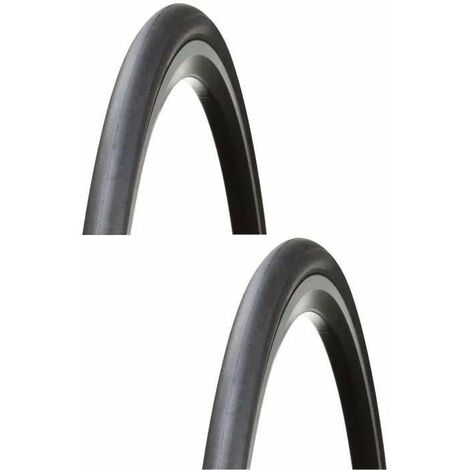 2x pneu vélo route noir lisse 700x23 (23-622) course 30TPI tringle rigide fixie singlespeed