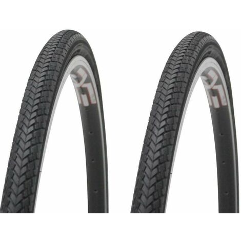 2x Pneu vélo 700x35C (37-622) 28 x 1 5/8 x 1 3/8 SA-225 noir universel VTT VTC tout terrain cross country trekking