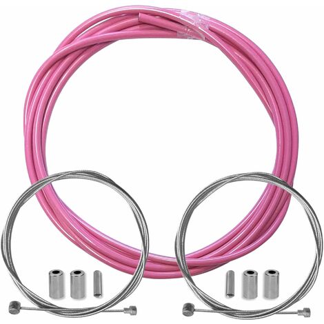 kit gaine frein rose vélo avec câble embouts kit avant arrière compatible avec shimano sram cycle ville route vtt insert performance cable