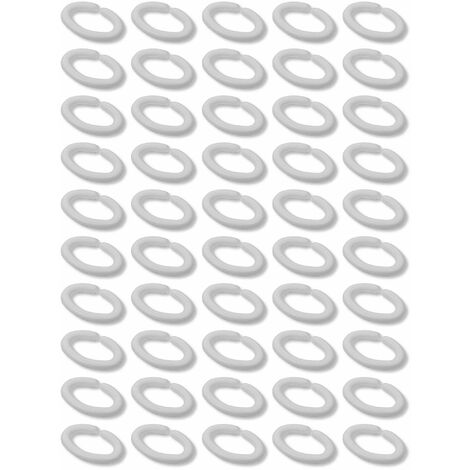 Cyclingcolors – Lot de 50 anneaux anti-picage 12x20mm – Pour volaille adulte – Empêche l'arrachage des plumes – Non douloureux et respirant
