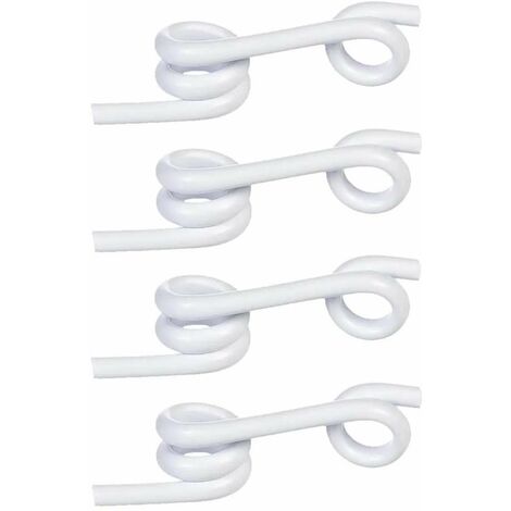 Cyclingcolors – Lot de 4 isolateurs de clôture électrique PVC 19mm – Universels pour fils et cordes – Installation facile sur piquets Ø 19mm