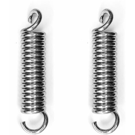 2x Ressort de traction de rappel en acier à double crochet béquille scooter moto cyclomoteur FS1 Yam neon, 3x16x78mm