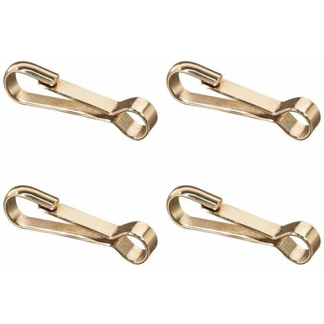 Cyclingcolors – Lot de 4 crochets en acier galvanisé Ø9mm – Attache rapide avec œillet – Charge maximale 50kg – Pour cordes et câbles