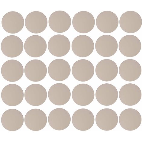 Cyclingcolors – Lot de 30 caches vis adhésifs autocollants 20mm – Couleur ivoire pour meubles – Cache les imperfections avec style