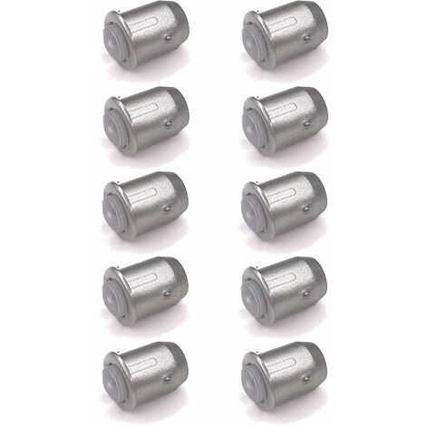 Cyclingcolors – Lot de 10 amortisseurs de butée Blum 993.706 – Insert en caoutchouc gris clair – Pour trou de 8mm – Amortissement bruit meuble placard