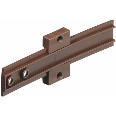 Cyclingcolors – Charnière pour meuble à encastrer – Plastique marron – Longueur 150 mm – Largeur 25 mm – Vis de fixation incluses (1/3)