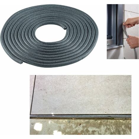 Fond de joint torique en mousse isolation thermique phonique rond Cordon Etanchéité Polyéthylène Fenêtre Terrasse Seuil Porte, Ø8mm x 10 mètres