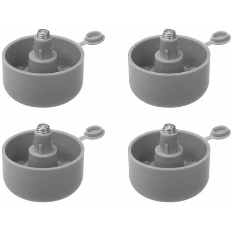 Cyclingcolors – Pieds de meuble réglables en plastique 4x – Hauteur 27mm – Ajustement jusqu'à 48mm – Capacité 100kg – Pour meubles TV, canapés, tables