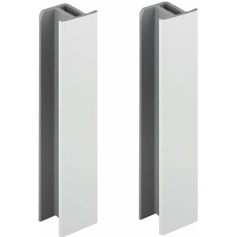 Cyclingcolors – Jonction de plinthe 100mm blanc mat – Raccord connecteur pour pied de meuble – Profil en PVC plastique – Finition soignée (1/3)