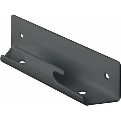 Cyclingcolors – Équerre à visser pour escabeau pliant en acier anthracite – Dimensions 144 x 30 x 37mm – Installation à visser – Accessoire pour rangement (1/3)