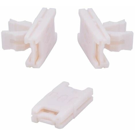 Clearhill Lot De 20 Connecteurs De Bande LED COB Transparents Sans Soudure à 2 Broches De 10 Mm, Joints D'angle à Angle Droit De 90° Pour Bandes Lumineuses LED De 5 V