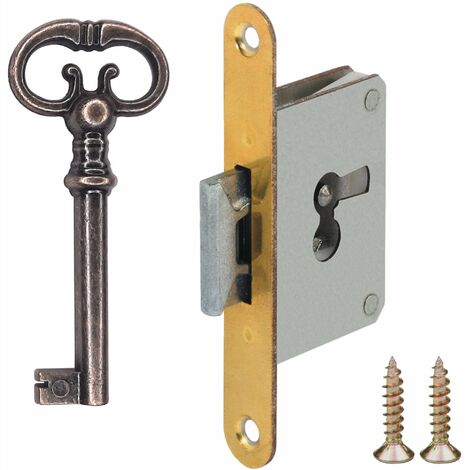 Ancienne Clé De Serrure Française – N° C2, En Fer Forgé, Déco Maison