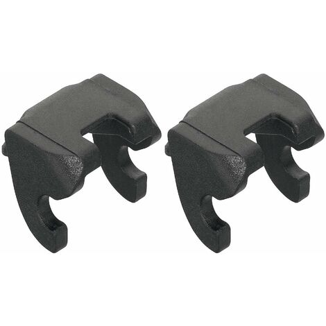 Cyclingcolors – Limiteur d'ouverture d'angle 90° pour ferrure Free Flap 1.7 – Plastique delrin noir – Pour espaces restreints – Lot de 2 unités