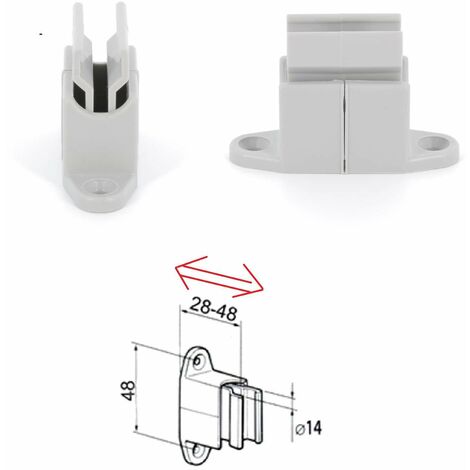 cyclingcolors Clip bloqueur de anivelle volet Roulant gris Support