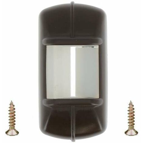 Guide sangle largeur 12 à 15mm de volet roulant avec cache PVC marron fixation horizontale à visser entraxe 30mm Accessoire Rouleau Enroulement Fixation Fenêtre Store Finition (1/4)