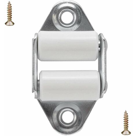 Cyclingcolors – Guide sangle volet roulant à galets 15-23mm – Acier – Fixation verticale à visser – Entraxe 45mm – Accessoire durable pour fenêtres (1/3)