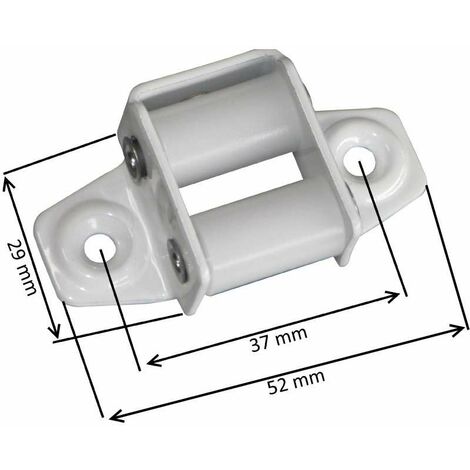 Kit Fixation Paroi Manivelle Store Fiamma ø 20 Mm - Supporto Per Tende Avvolgibili - Foto 9