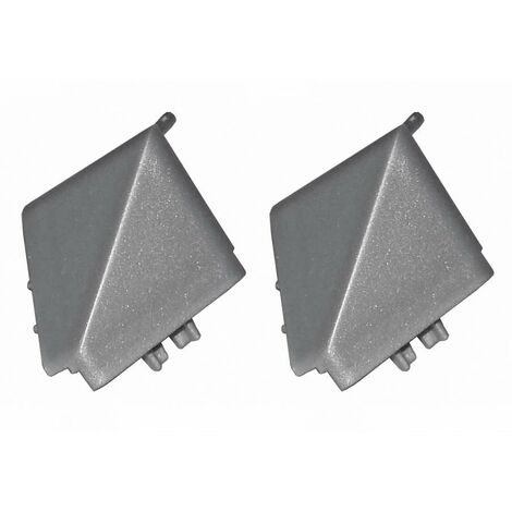 2x Connecteur angle extérieur sortant jonction d'angle 90° pour profil décoratif bande d'étanchéité plinthe Raccordement Plan de travail Finition Cuisine Salle de bain Meuble Protection, en plastique (1/2)