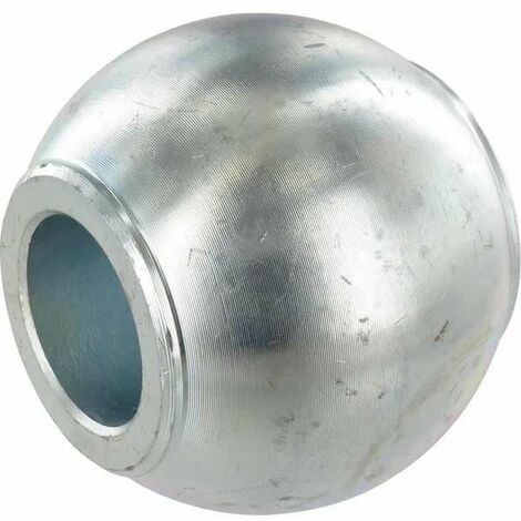 Rotule d'attelage inférieure 25,4 x 60 x 51mm acier trempé SAE 1020 version galvanisée Boule Remorque Tracteur Camion Barre Poussée