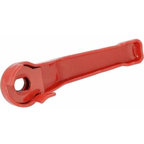 Cyclingcolors – Poignée de levier de rechange pour vanne à bille en acier rouge – Taille 3/4' – Diamètre de montage 6mm – Longueur totale 97,5mm