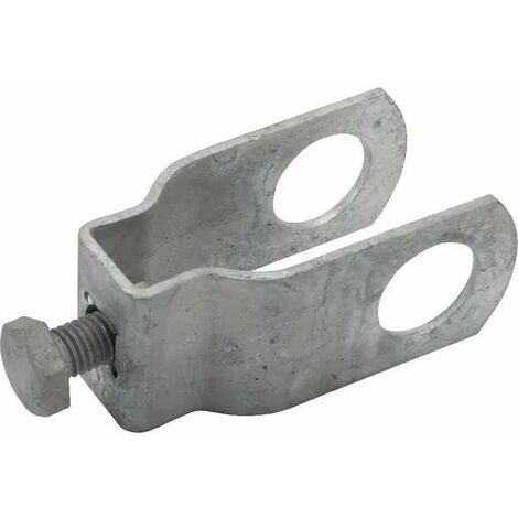 Etrier pour tube attache à plaque de 1/4 à 1/2 montage M10 avec boulon en acier Fixation Tube Tuyau Câble Plomberie Quincaillerie Raccord Rallonge Embout