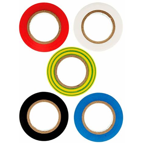 Status Ruban Adhésif Isolant PVC Ignifugé – Blanc, Multi-surfaces, 33 Mètres