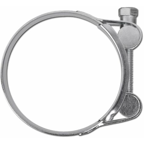 Collier De Serrage Renforcé Index 74-79 Mm - Lot De 2, En Acier Zinc, Pour Tuyaux Lourds Et Haute Pression