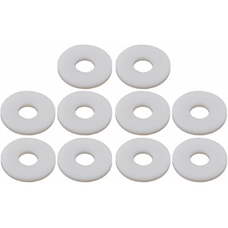 Cyclingcolors – Lot de 10 rondelles plates en nylon DIN 9021 – Diamètre extérieur 35mm – Épaisseur 3mm – Pour filetage M12 – Réparation carrosserie (1/2)