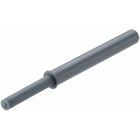 Push to open loqueteau de porte à pression réglable Blum 956A1006 Support d'ouverture Assistance Poussoir Tiroir Placard Meuble Tip-on, en plastique gris 76mm