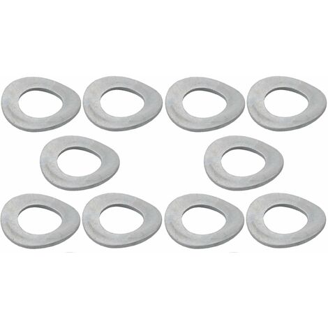 10x Rondelle élastique ondulée rondelle frein en acier à ressorts zingué DIN 137B Blocage Fixation Vis Boulon Quincaillerie Vibration, M12x24x1,2mm