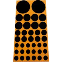 Cyclingcolors – Lot de 76 cache vis adhésif autocollant 10mm 14mm 20mm 40mm – Protection contre poussière et humidité – Finition propre pour meubles