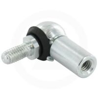 Rotule de direction avec circlip et joint étanche en acier zingué DIN 71802 pièce de fixation universelle longueur 22mm M5 droite M5 droite Vérin Gaz Roulement Bille Tige Goujon Fileté