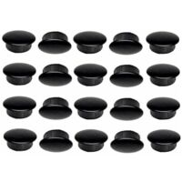 Cyclingcolors – Lot de 20 bouchons en plastique noir 10mm x 12mm – Cache vis pour finition soignée – Protection contre la corrosion