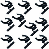 Cyclingcolors – Lot de 10 clips de plinthe à tenon Ø 28 mm – Pour pieds de meuble en ABS – Compatible avec plinthes alu et PVC – Installation facile