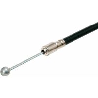 Cable et gaine de frein 5mm transmission avant noir tête boule longueur 550 850mm