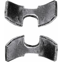 Cyclingcolors – Lot de 2 étriers ouverts pour vis Ø 7mm et Ø 8mm – Acier robuste pour assemblage meuble ancien – Lamage Ø 38mm demi-lune rond