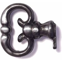 fausse clé de meuble anglaise vieux fer ancien serrure décoration rustique vintage clef
